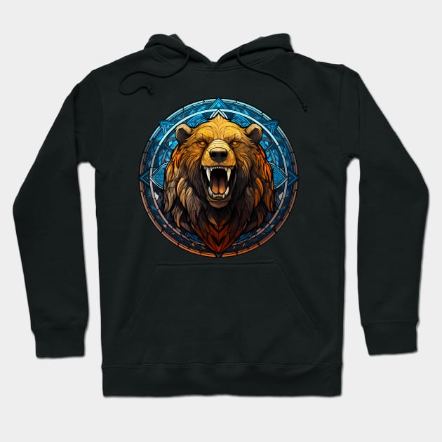 Mighty Roar - Wild Bear Hoodie by Seraphine